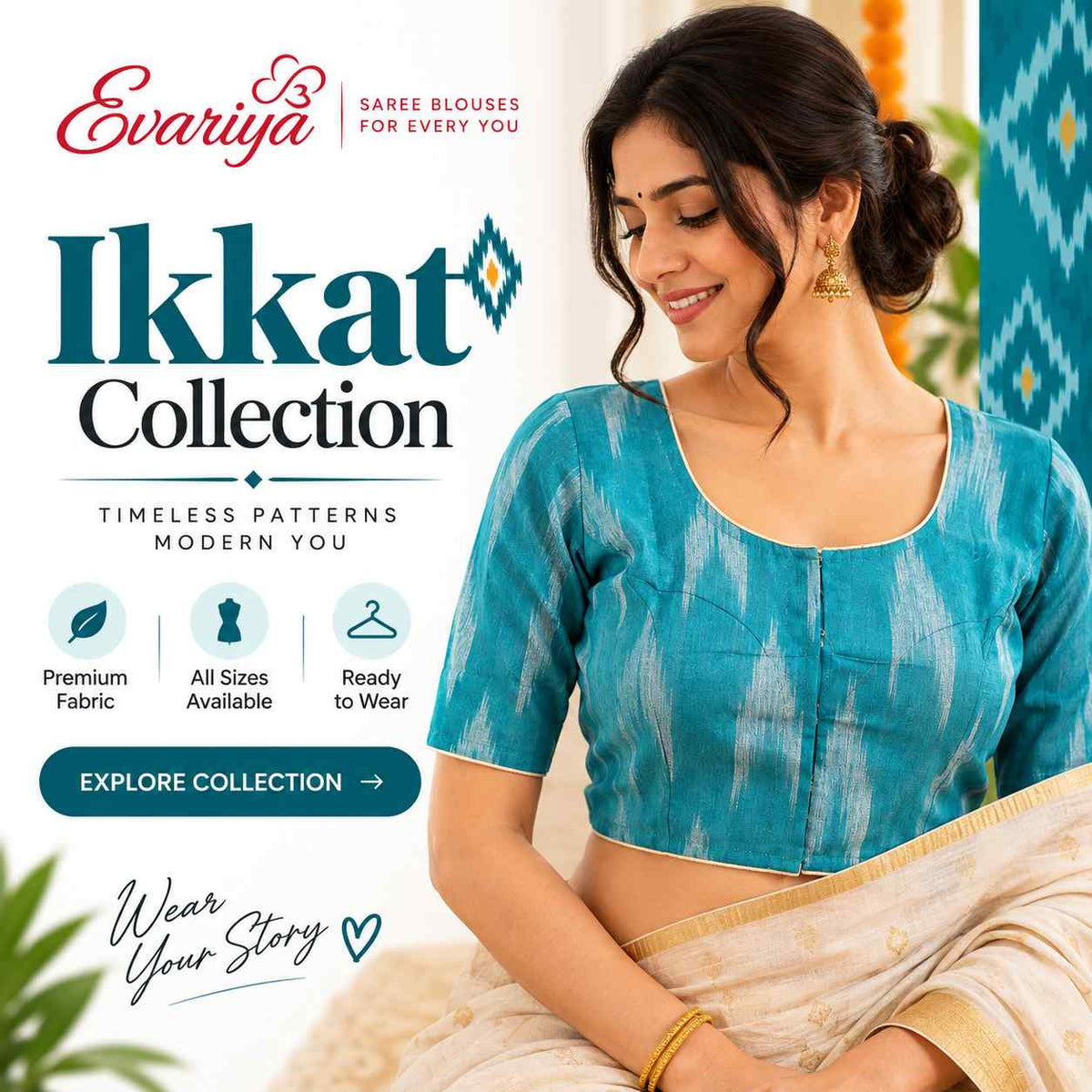 Ikkat Blouse Collection
